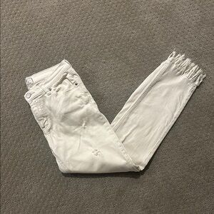 free people white ripped jeans